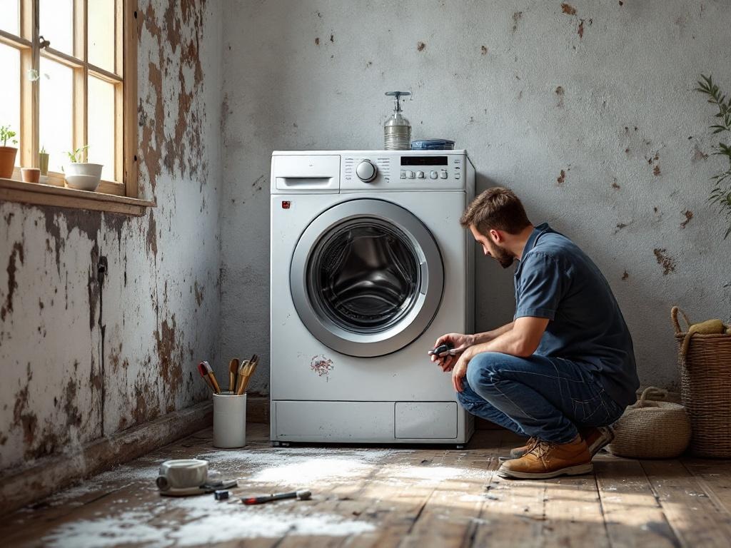 Vibración en lavadoras: suelos de madera y desnivel