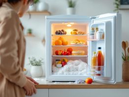 Congelador pequeño y escarcha: causas y soluciones