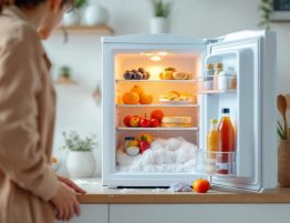 Congelador pequeño y escarcha: causas y soluciones