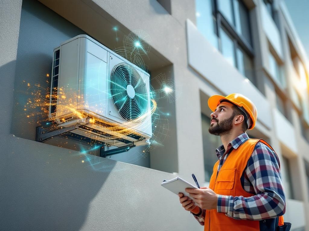 Ruido por vibración en aires acondicionados en fachadas
